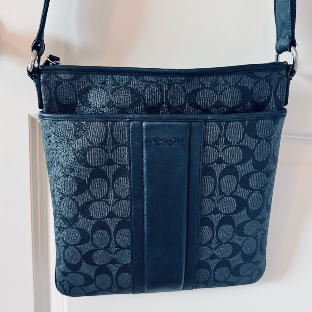 Coach Signature Black Crossbody Bag
